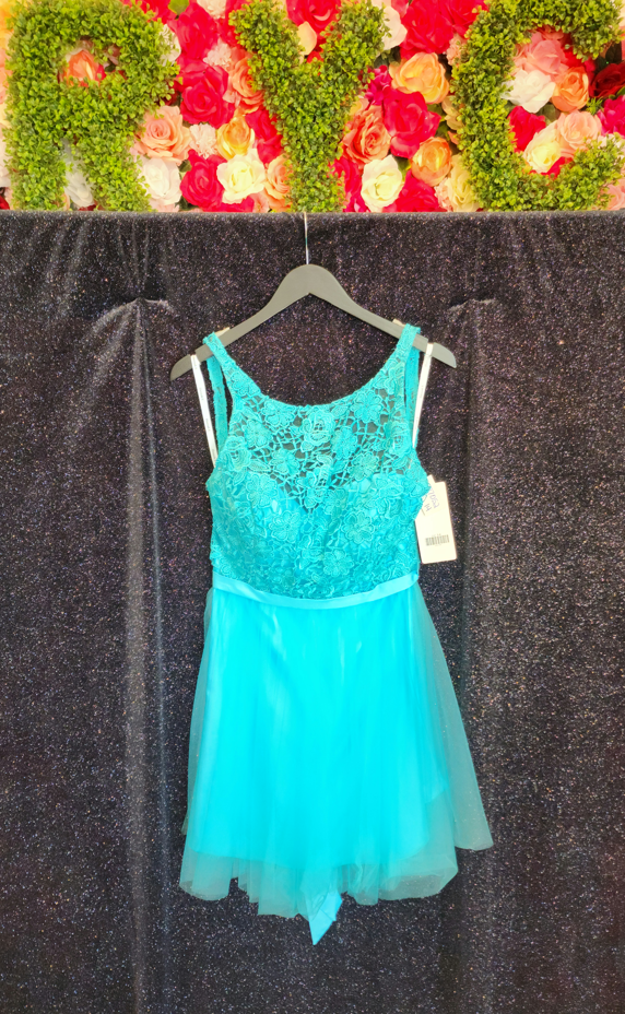 HANNAH S Style 27052 Size 14 River Blue – Enchanted Formals