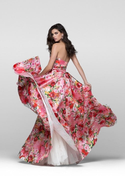 Tarik ediz 2025 floral dress