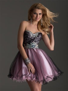 CLARISSE Style 2670 Size 8 Black/Pink