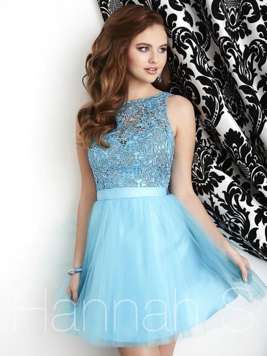 HANNAH S Style 27052 Size 14 River Blue