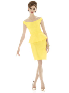 ALFRED SUNG Style 634 Size 6 Yellow