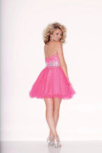 MORILEE Style 9210 Size 4 Hot Pink