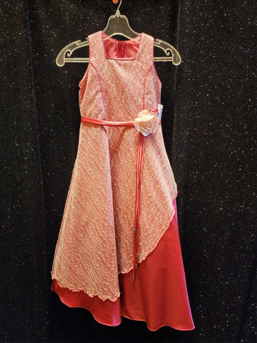 ANGEL Style D515 Size 8T Pink Lace Flower Belt