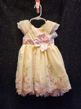 JONA MICHELLE Style D548 Size 2T Yellow Pink Bow