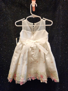 KIDTURE Style D610 Size 2T White Flower Pink Green