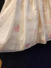 JESSY FRANZ Style D613 Size 4T Ivory Pink Flower Petals