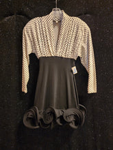 WESTON WEAR Style D853 Size 2 Ivory/Black Polka Dots
