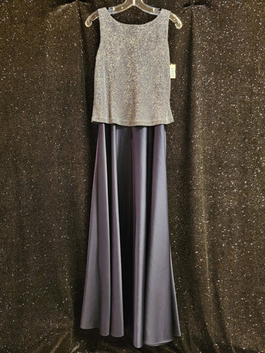 ARIANNA Style D859 Size 6 Navy Silver Glitter