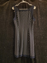 CHAPS Style D882 Size 12 Navy White Polka dot