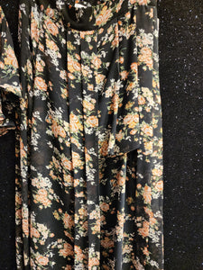 LEITH Style D905 Size 8 Black Floral