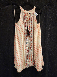 KNOX ROSE Style D906 Size 8 Ivory Floral