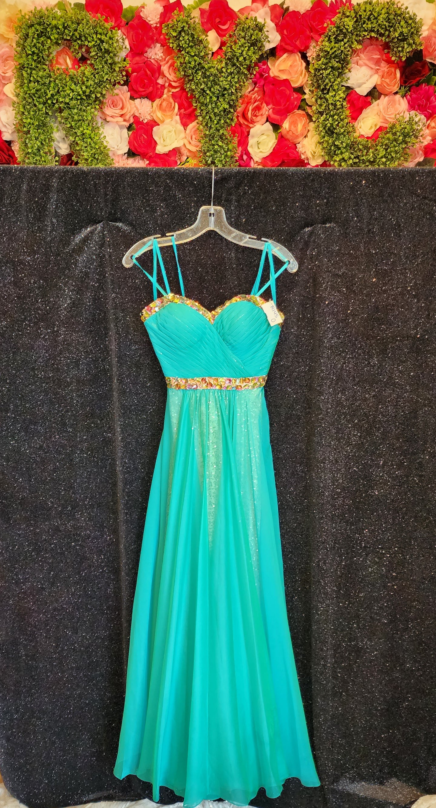 LA FEMME Style R145 Size 0 Teal