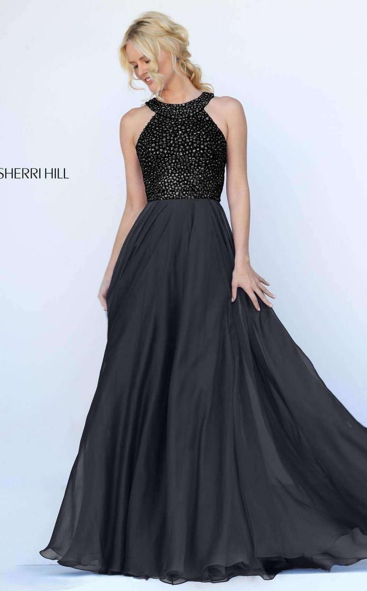SHERRI HILL Style 50615 Size 10 Black