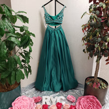 RACHEL ALLAN Style 7505 Size 0 Emerald