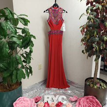 RACHEL ALLAN Style 7514 Size 2 Red