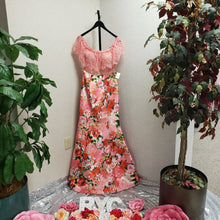 TARIK EDIZ Style 50090 Size 4 Pink/Floral