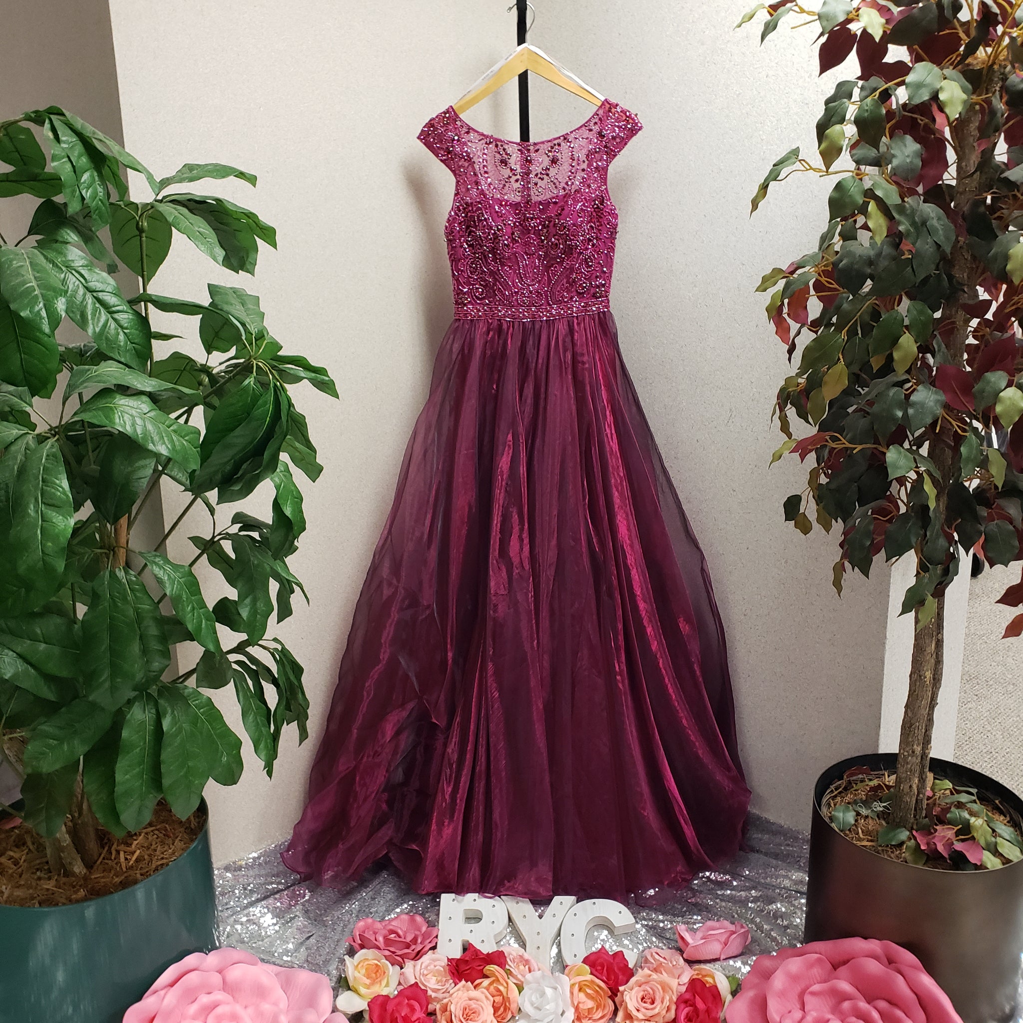 SHERRI HILL Style 50954 Size 4 Magenta – Enchanted Formals