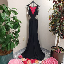 FAVIANA Style 7897 Size 6 Black w/ Hot Pink