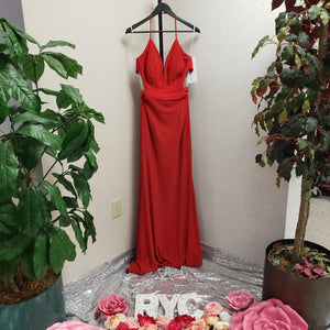 RACHEL ALLAN Style 1004 Size 8 Red