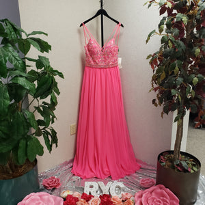 MORILEE Style 99129 Size 10 Neon Pink