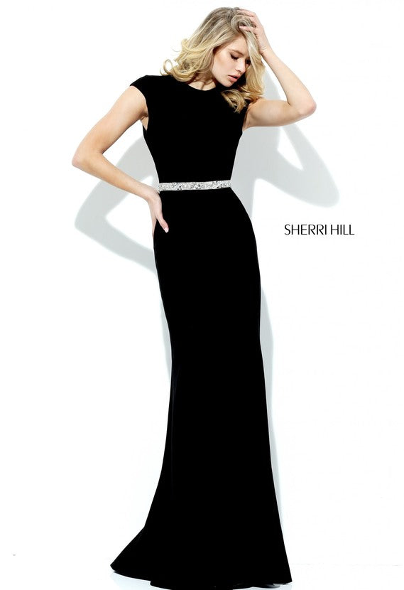 SHERRI HILL Style 50646 Size 8 Black