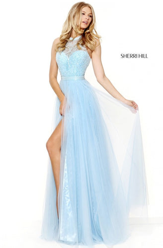 SHERRI HILL Style 50859 Size 10 Light Blue