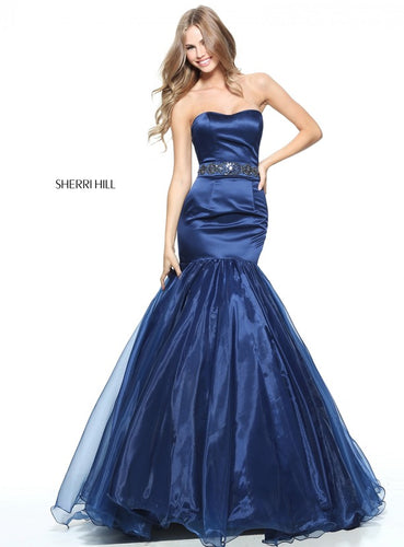 SHERRI HILL Style 50992 Size 2 Navy