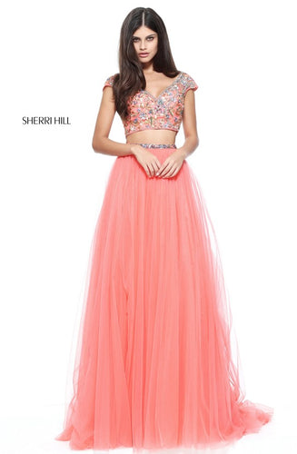 SHERRI HILL Style 51166 Size 10 Dark Nude