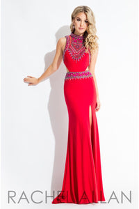 RACHEL ALLAN Style 7514 Size 2 Red