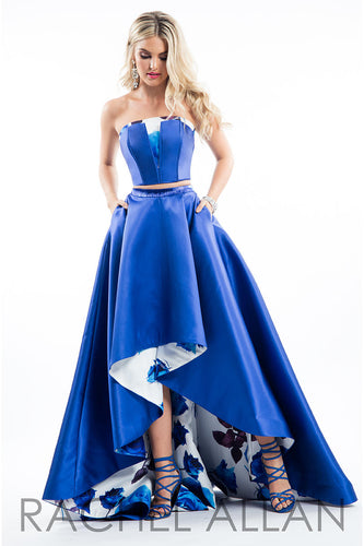 RACHEL ALLAN Style 7576 Size 8 Royal Blue