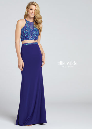 ELLIE WILDE Style 117008 Size 12 Royal Blue