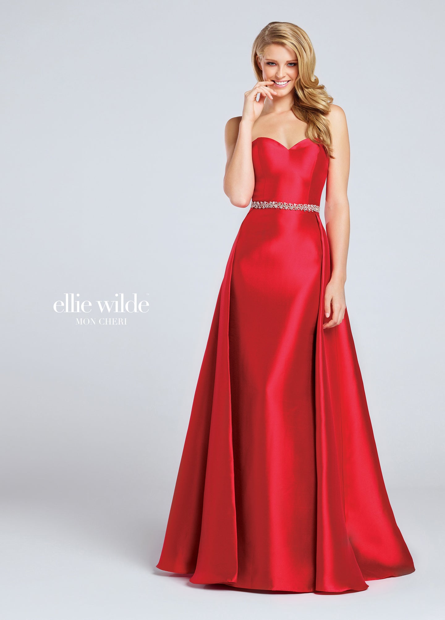 ELLIE WILDE Style 117051 Size 12 Red