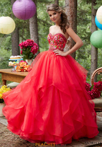 MORILEE Style 99015 Size 4 Red