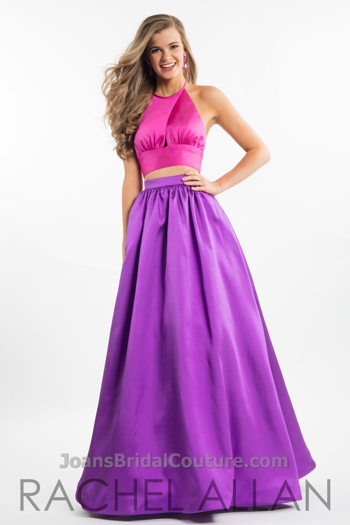 RACHEL ALLAN Style 7513 Size 2 Magenta/Purple